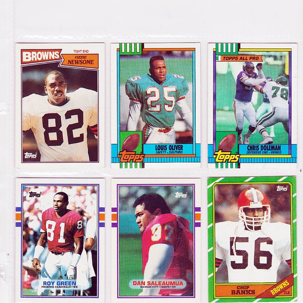 Vintage Football Cards Lot 100
